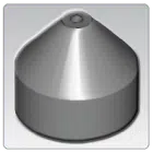 Rubber tip conique